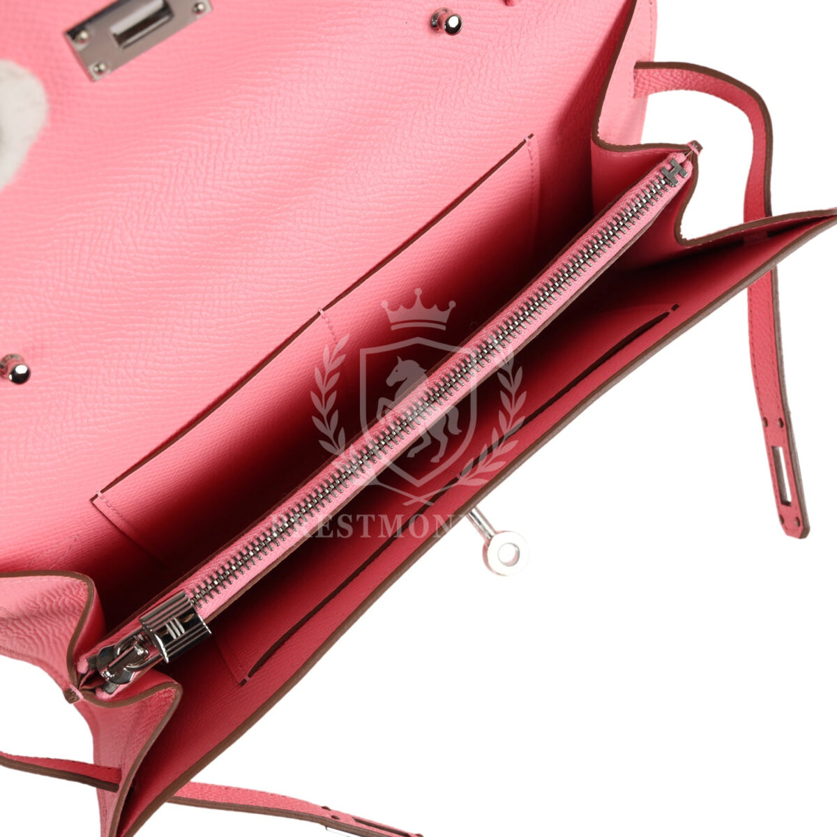 Hermes Kelly Wallet To Go Rose Confetti Epsom PHW — изображение 8