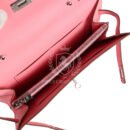 Hermes Kelly Wallet To Go Rose Confetti Epsom PHW