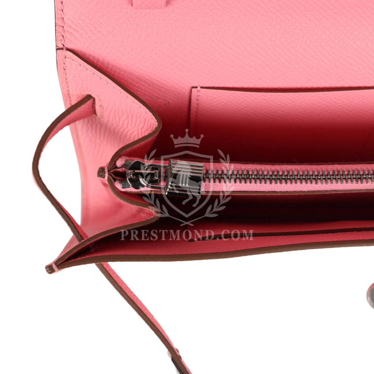 Hermes Kelly Wallet To Go Rose Confetti Epsom PHW — изображение 9