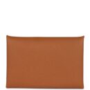Hermes Calvi Card Holder Gold Epsom PHW