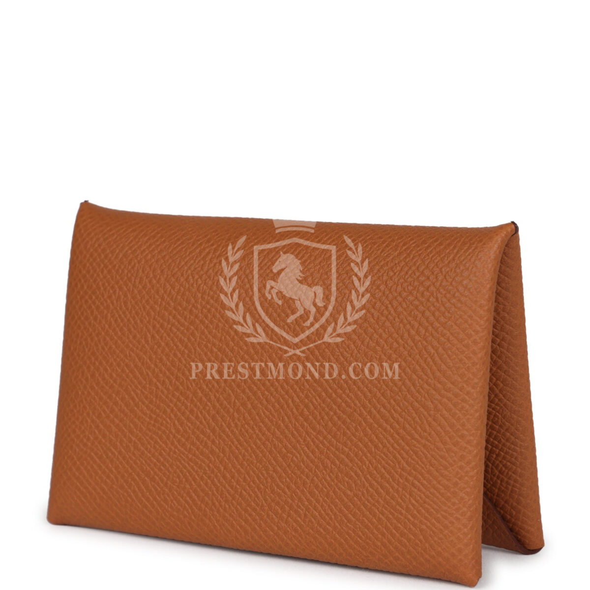 Hermes Calvi Card Holder Gold Epsom PHW — изображение 5