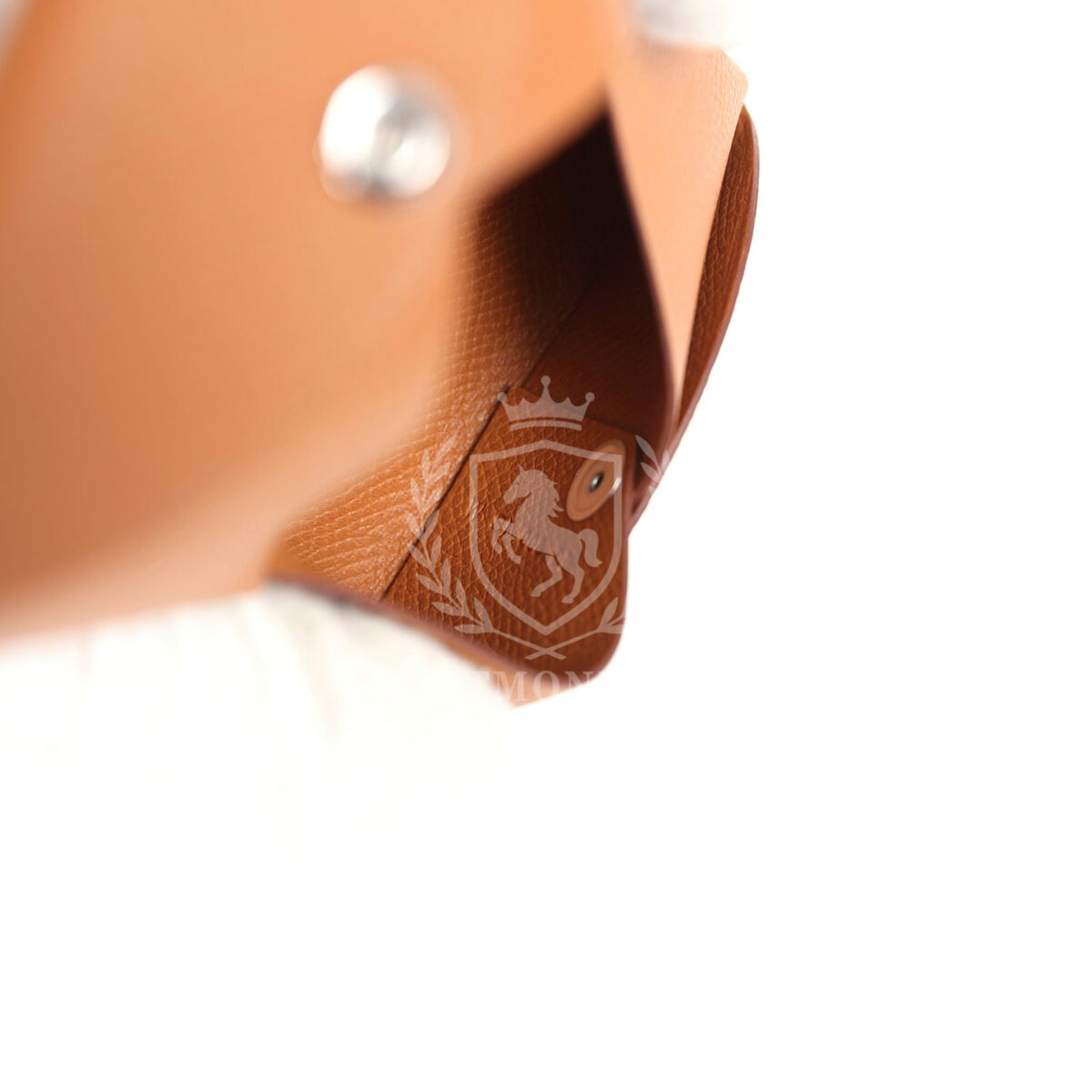 Hermes Calvi Card Holder Gold Epsom PHW — изображение 9