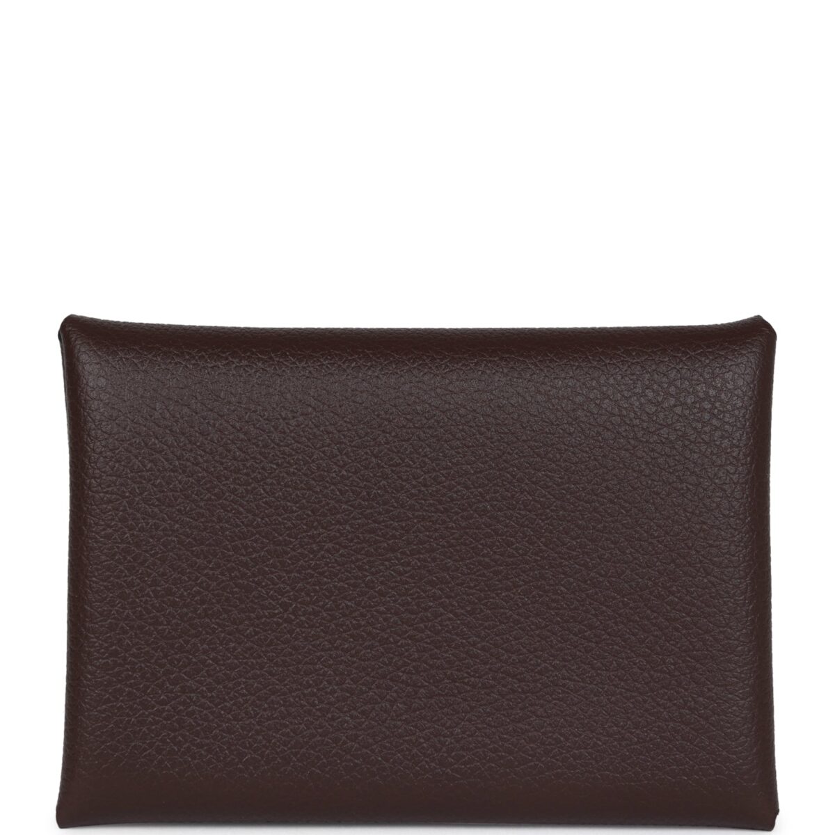 Hermes Calvi Card Holder Moka Evercolor PHW