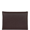 Hermes Calvi Card Holder Moka Evercolor PHW