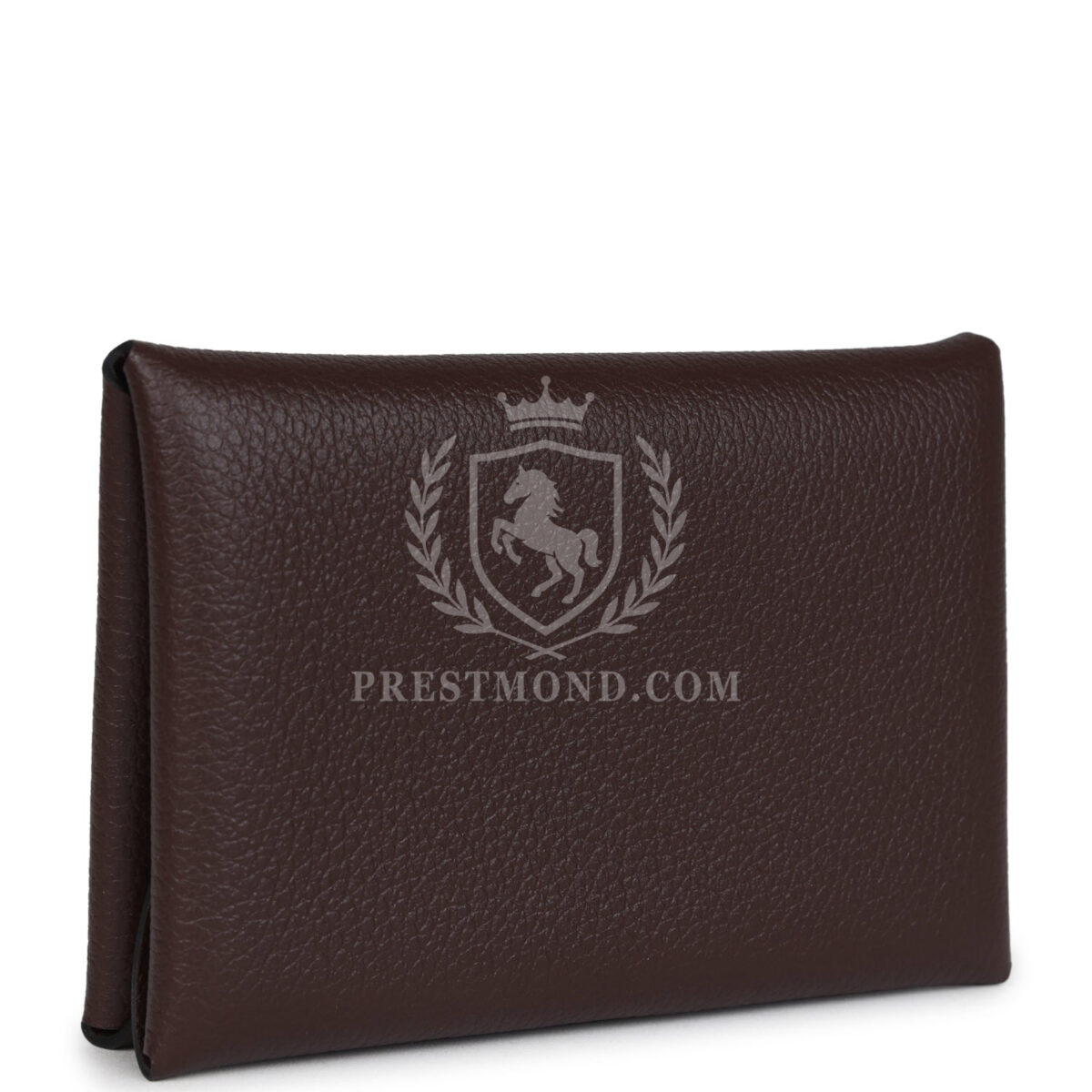 Hermes Calvi Card Holder Moka Evercolor PHW — изображение 2