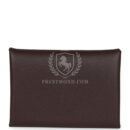 Hermes Calvi Card Holder Moka Evercolor PHW