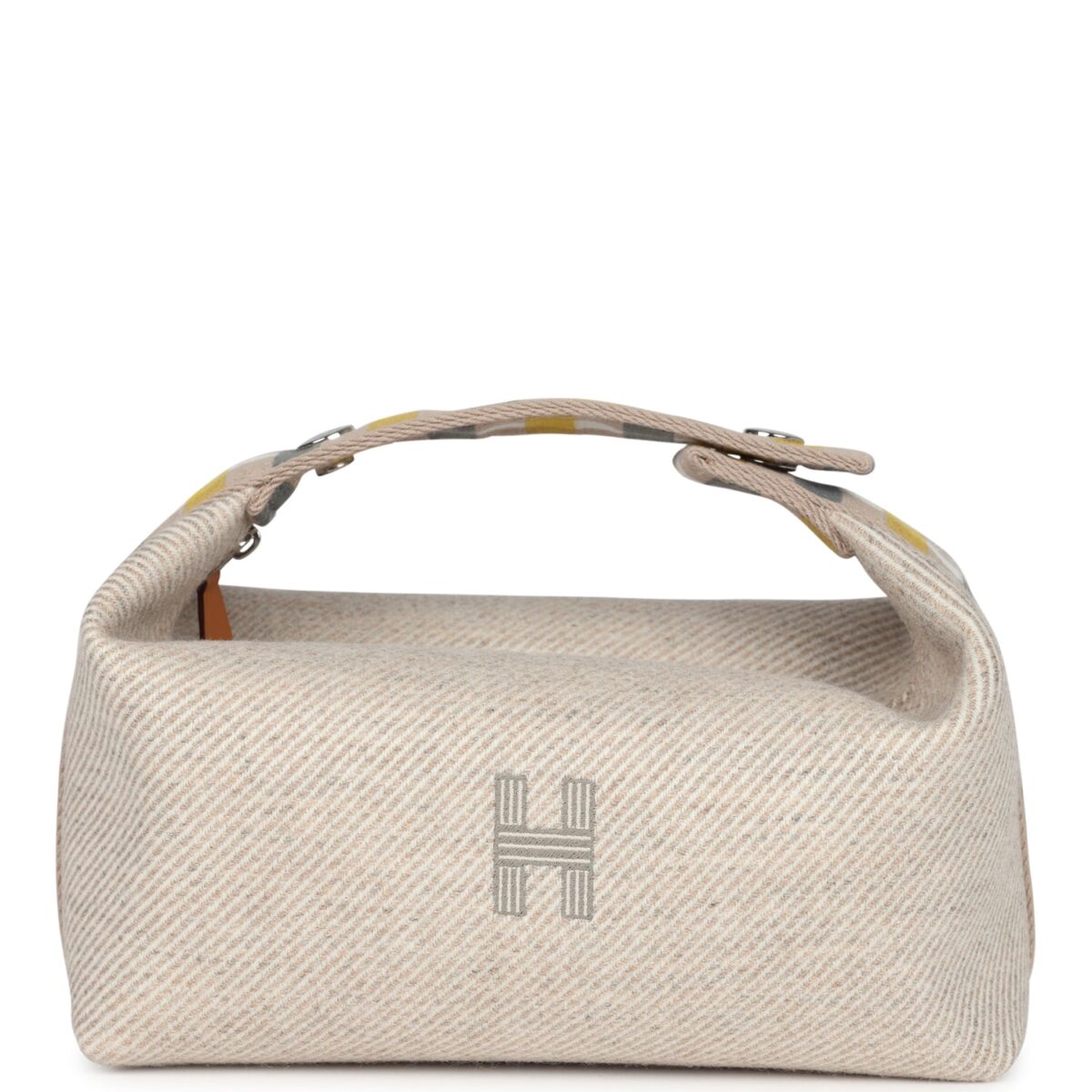 Hermes Bride-A-Brac Au Carre Case PM Seigle Wool PHW