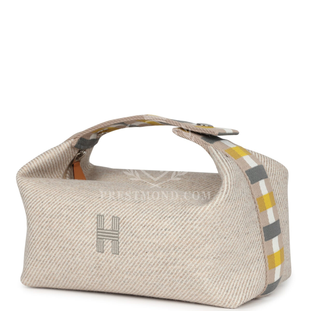 Hermes Bride-A-Brac Au Carre Case PM Seigle Wool PHW — изображение 5