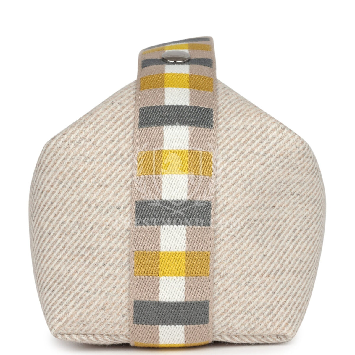 Hermes Bride-A-Brac Au Carre Case PM Seigle Wool PHW — изображение 3