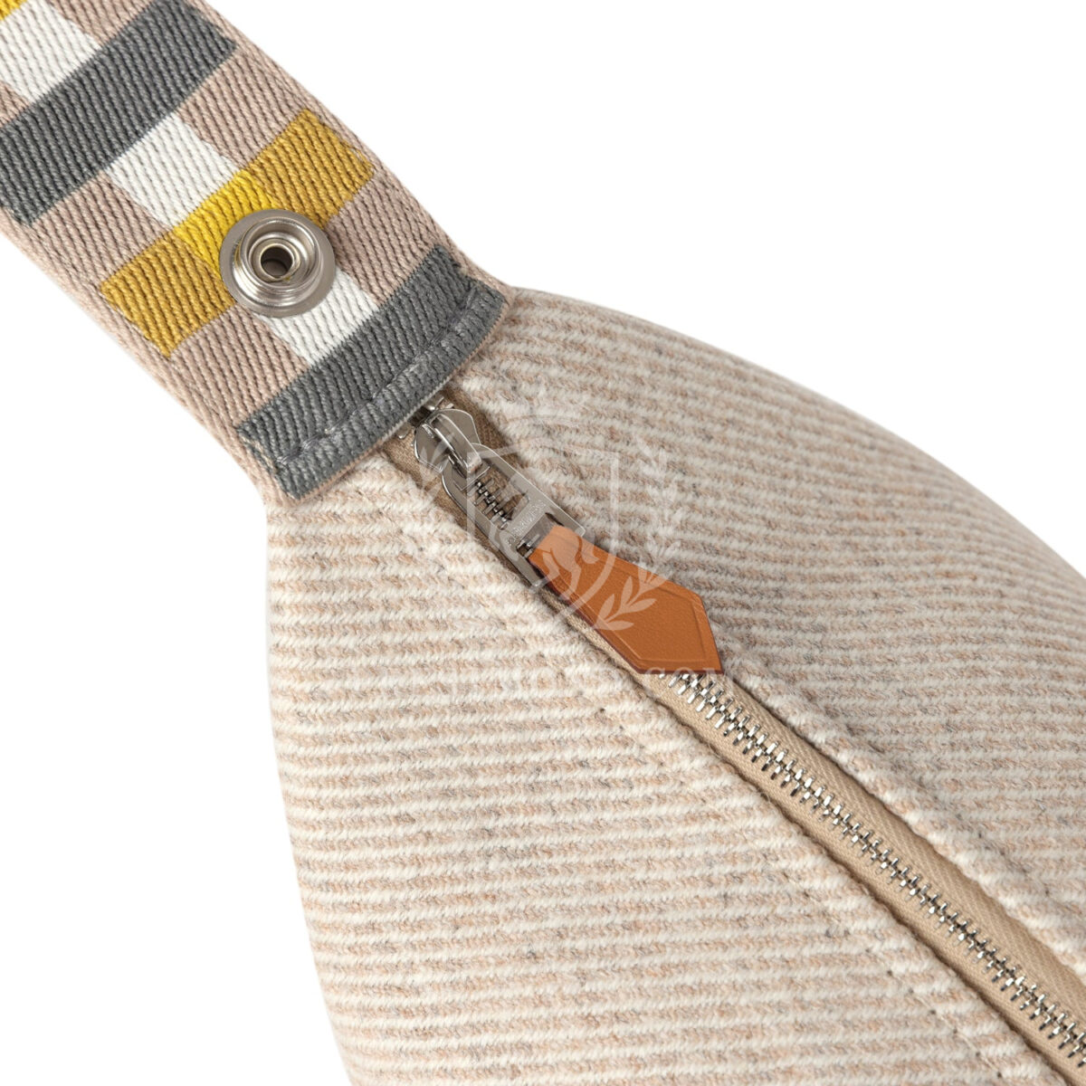 Hermes Bride-A-Brac Au Carre Case PM Seigle Wool PHW — изображение 7