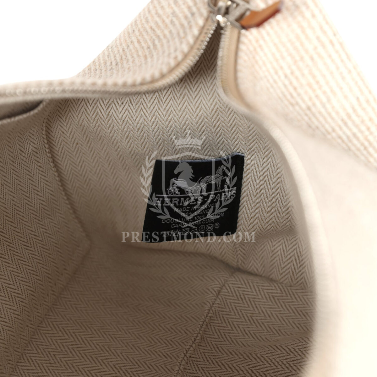 Hermes Bride-A-Brac Au Carre Case PM Seigle Wool PHW — изображение 9