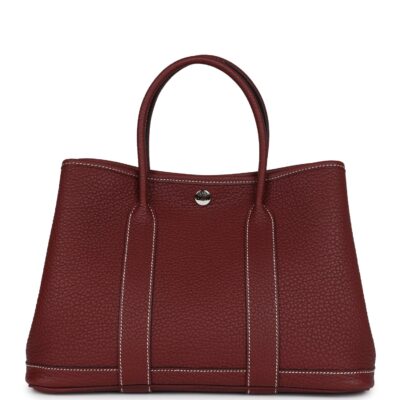 Hermes Garden Party 30 Rouge H Negonda PHW
