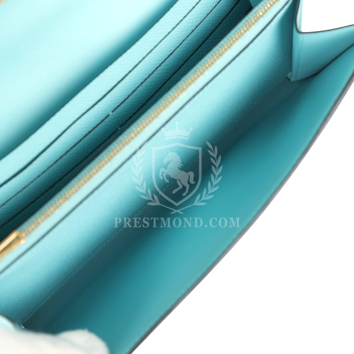 Hermes Constance Wallet To Go Bleu Atoll Epsom GHW — изображение 9