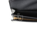 Hermes Kelly Pocket Long Wallet Black Shiny Alligator GHW