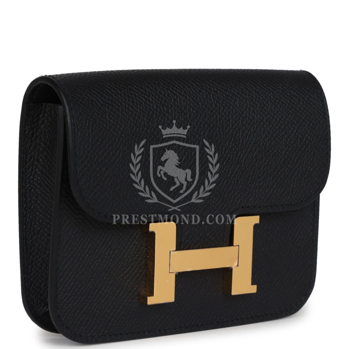 Hermes Constance Slim Wallet Black Epsom GHW — изображение 2