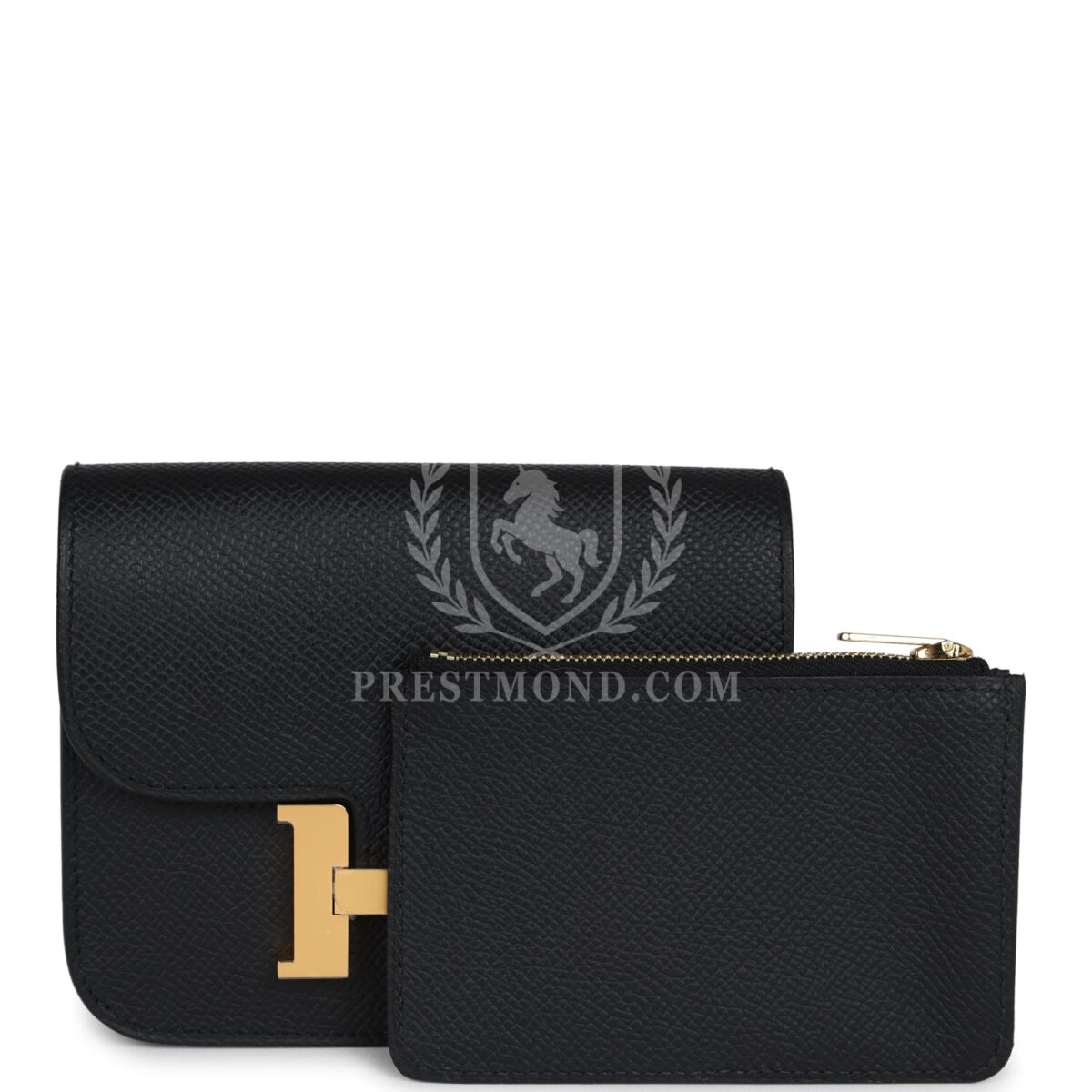 Hermes Constance Slim Wallet Black Epsom GHW — изображение 7