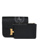 Hermes Constance Slim Wallet Black Epsom GHW