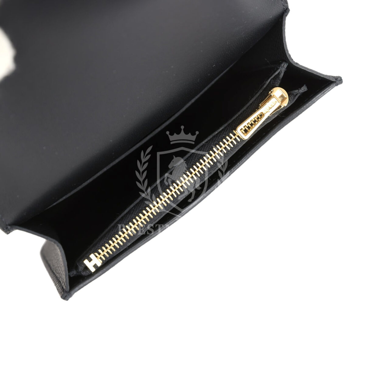 Hermes Constance Slim Wallet Black Epsom GHW — изображение 9