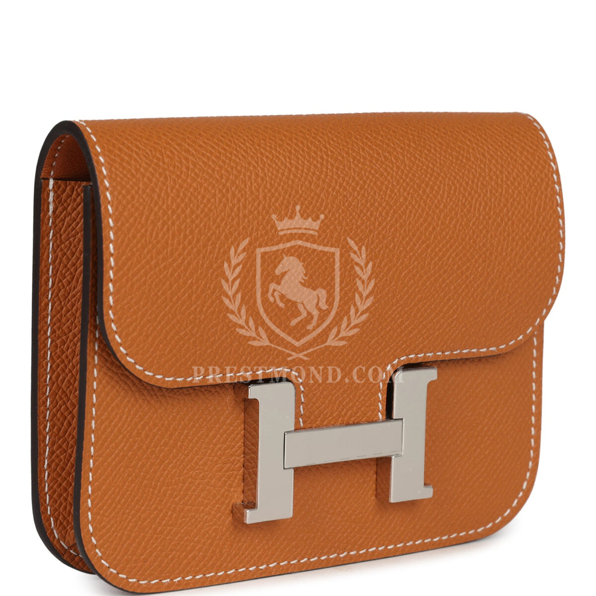 Hermes Constance Slim Wallet Toffee Epsom PHW — изображение 2