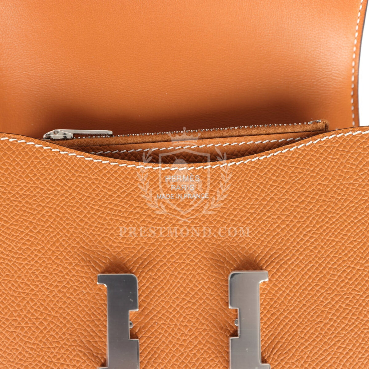 Hermes Constance Slim Wallet Toffee Epsom PHW — изображение 7