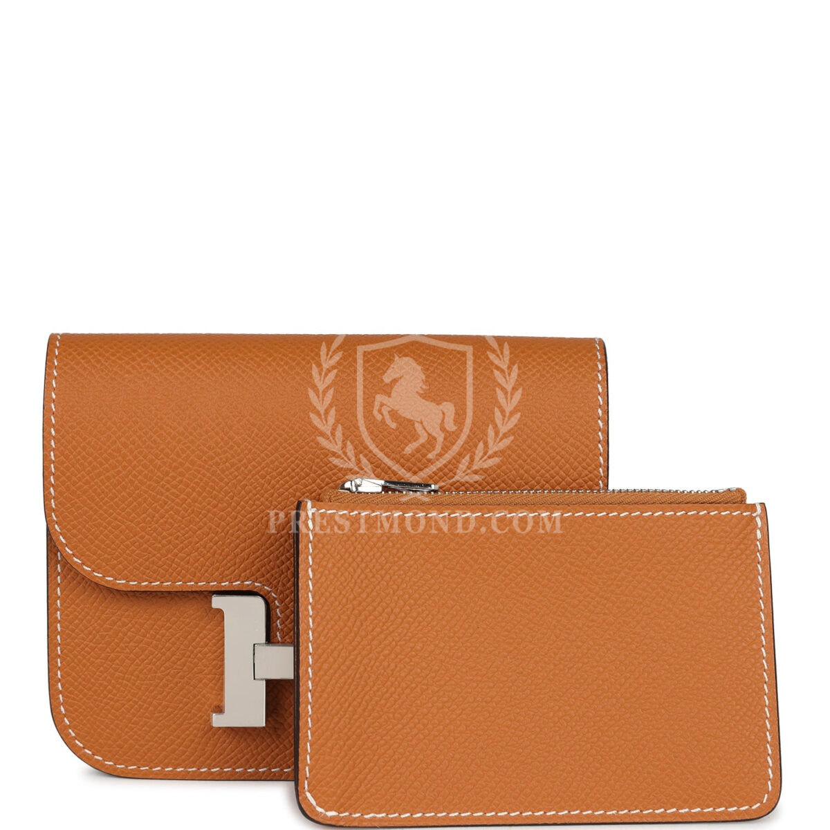 Hermes Constance Slim Wallet Toffee Epsom PHW — изображение 8