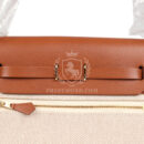 Hermes Herbag Zip 20 Mini Ecru and Beige Toile H Canvas and Fauve Vache Hunter GHW