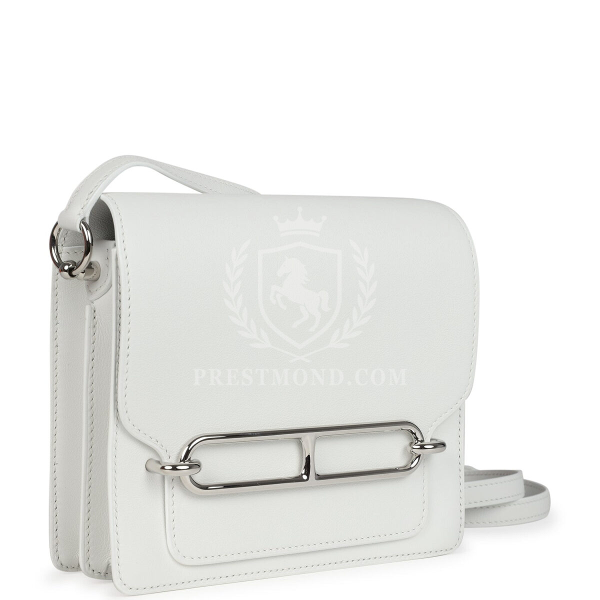 Hermes Mini Roulis New White Evercolor PHW — изображение 2