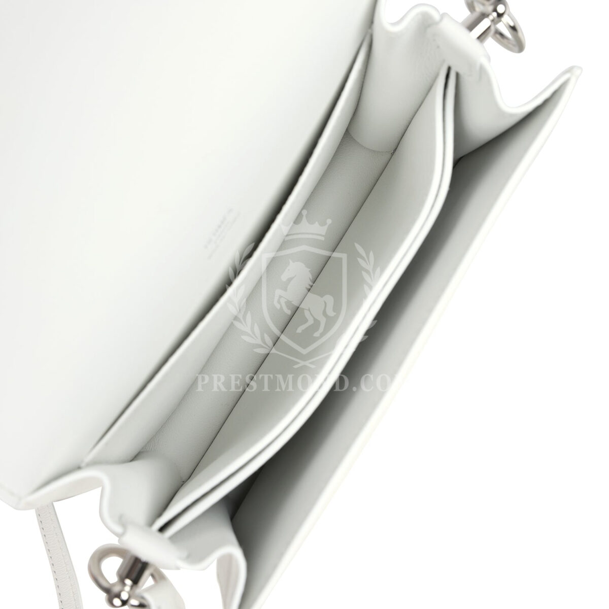 Hermes Mini Roulis New White Evercolor PHW — изображение 8