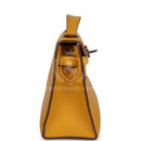 Hermes Kelly Pochette Jaune Ambre Swift PHW