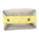Hermes Bride A Brac Case PM Jaune Citron Plume Canvas PHW