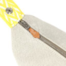 Hermes Bride A Brac Case PM Jaune Citron Plume Canvas PHW