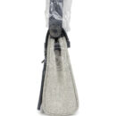 Hermes Herbag Zip 20 Mini Ecru and Ardoise Toile H Canvas and Ardoise Vache Hunter PHW