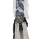 Hermes Herbag Zip 20 Mini Ecru and Ardoise Toile H Canvas and Ardoise Vache Hunter PHW
