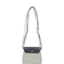 Hermes Herbag Zip 20 Mini Ecru and Ardoise Toile H Canvas and Ardoise Vache Hunter PHW
