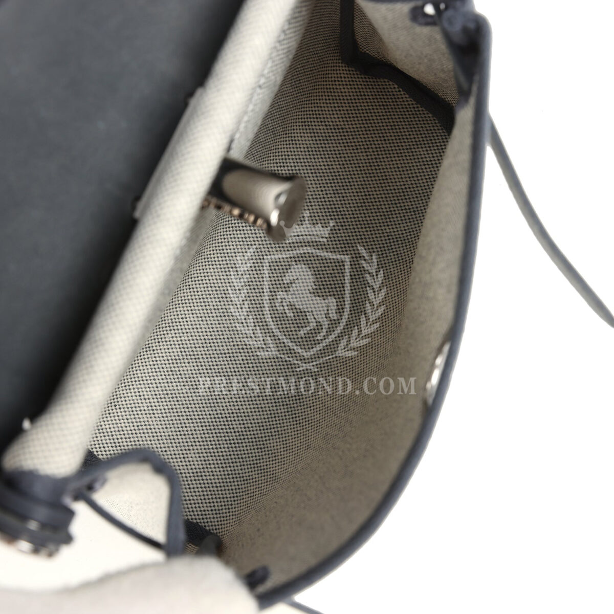 Hermes Herbag Zip 20 Mini Ecru and Ardoise Toile H Canvas and Ardoise Vache Hunter PHW — изображение 11