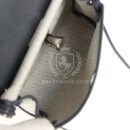 Hermes Herbag Zip 20 Mini Ecru and Ardoise Toile H Canvas and Ardoise Vache Hunter PHW