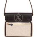 Hermes Herbag Zip 20 Mini Ecru and Beige Toile H Canvas and Ebene Vache Hunter GHW