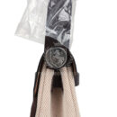 Hermes Herbag Zip 20 Mini Ecru and Beige Toile H Canvas and Ebene Vache Hunter PHW