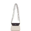 Hermes Herbag Zip 20 Mini Ecru and Beige Toile H Canvas and Ebene Vache Hunter PHW
