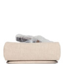 Hermes Herbag Zip 20 Mini Ecru and Beige Toile H Canvas and Ebene Vache Hunter PHW