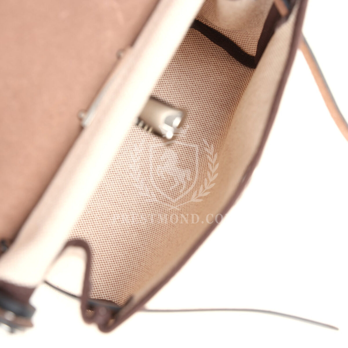 Hermes Herbag Zip 20 Mini Ecru and Beige Toile H Canvas and Ebene Vache Hunter PHW — изображение 11