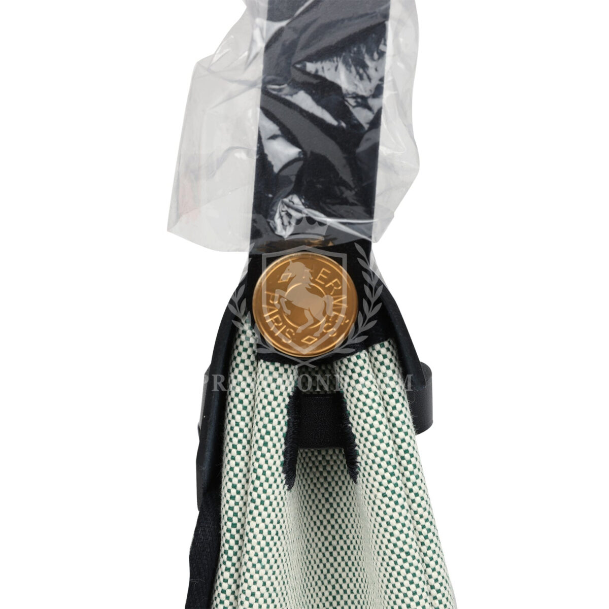 Hermes Herbag Zip 20 Mini Ecru and Vert Moyen Toile H Canvas and Black Vache Hunter GHW — изображение 6