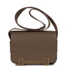 Hermes Geta Etoupe Chevre Mysore GHW