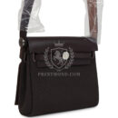 Hermes Herbag Zip 20 Mini Ebene Toile H Canvas and Vache Hunter PHW