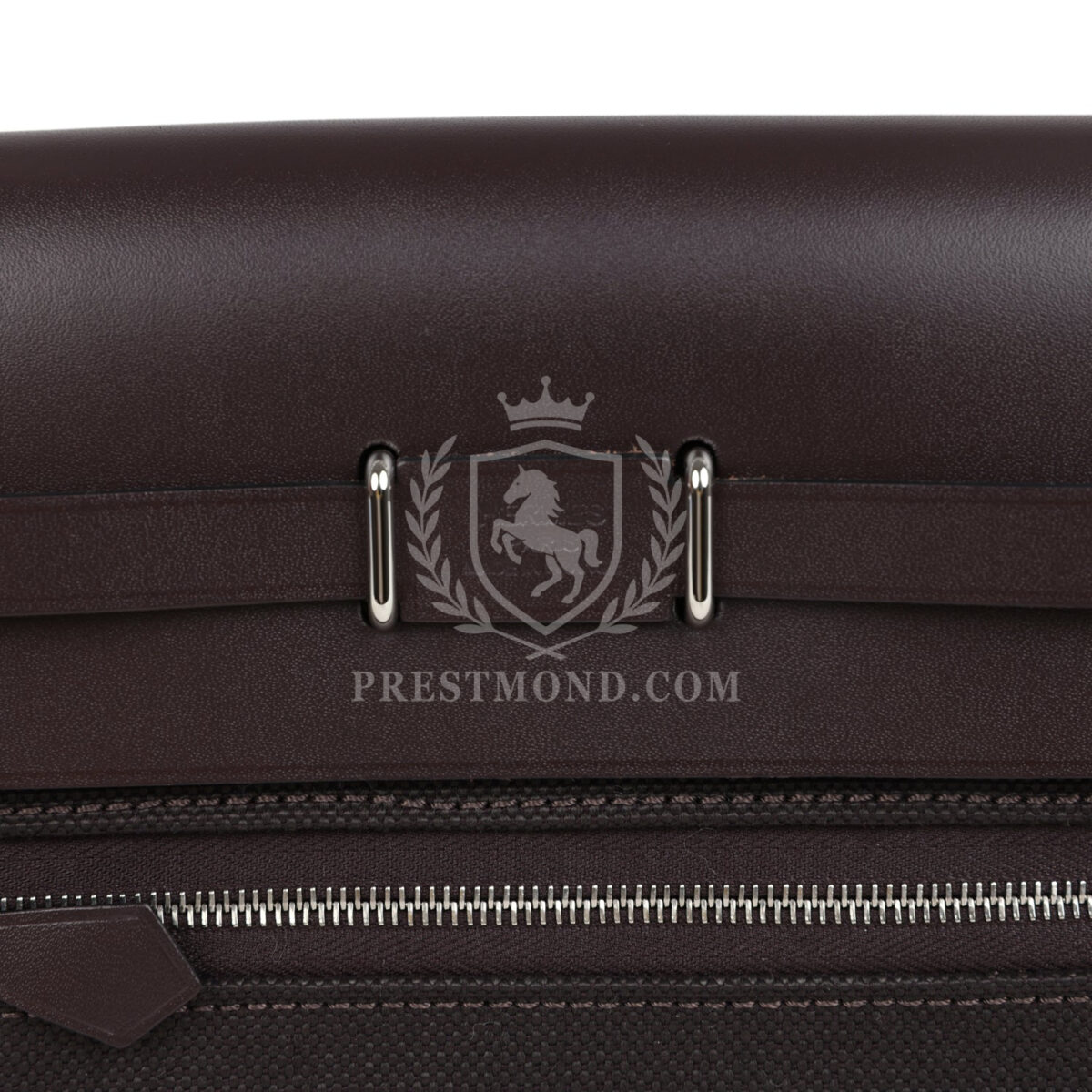 Hermes Herbag Zip 20 Mini Ebene Toile H Canvas and Vache Hunter PHW — изображение 6