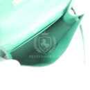 Hermes Kelly Pochette Vert Moyen Swift PHW