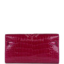 Hermes Kelly Wallet To Go Rose Pourpre Shiny Alligator PHW