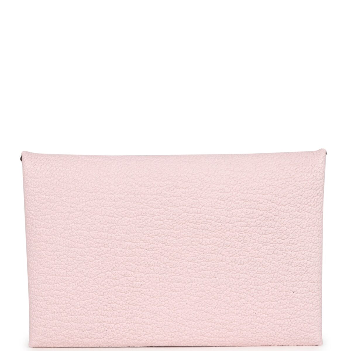 Hermes Calvi Card Holder Rose Darling Chevre Mysore PHW