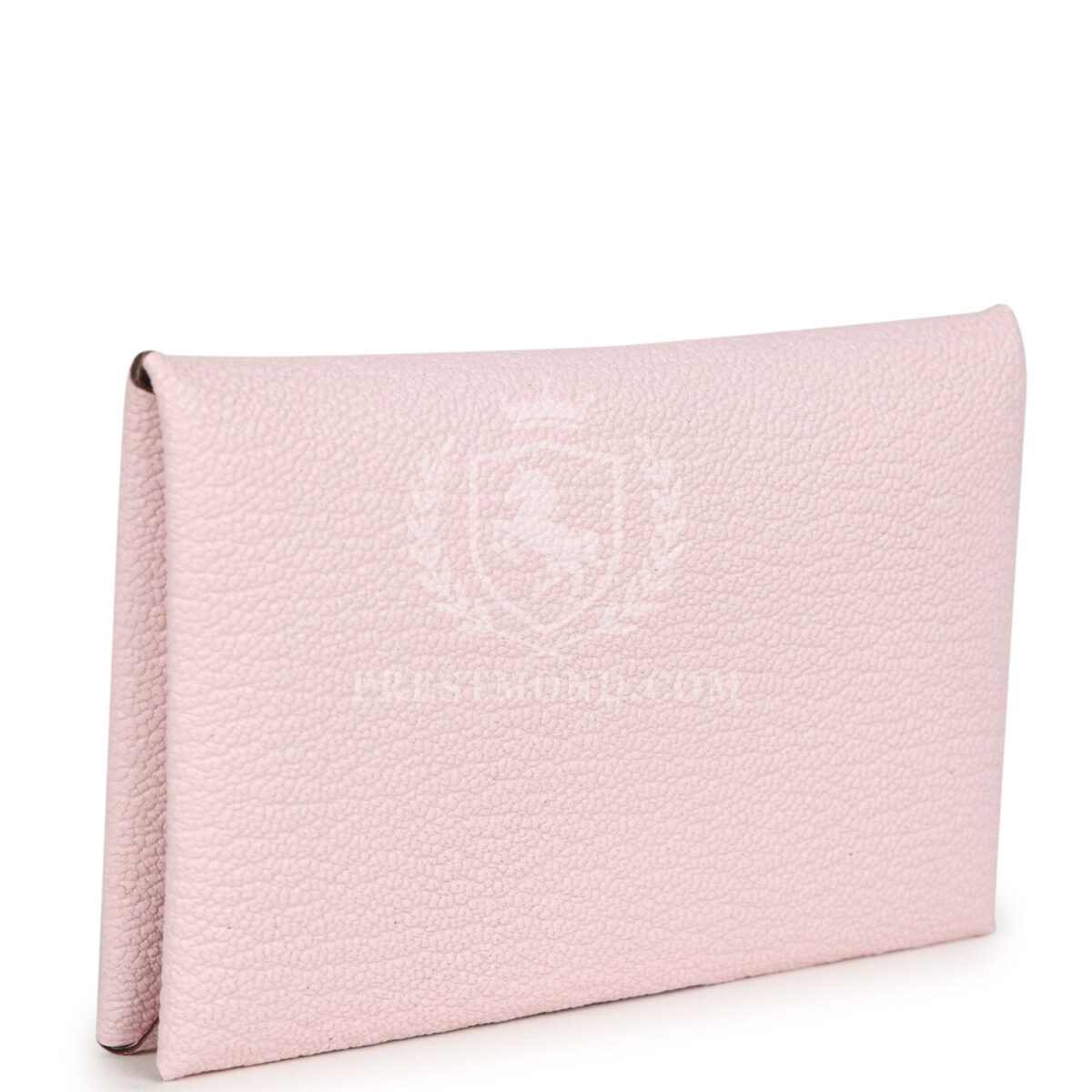 Hermes Calvi Card Holder Rose Darling Chevre Mysore PHW — изображение 2