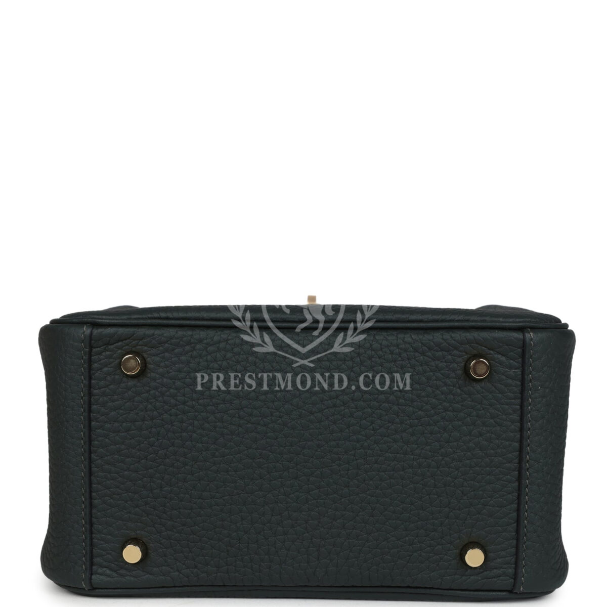 Hermes Mini Lindy II Vert Fonce Clemence GHW — изображение 7